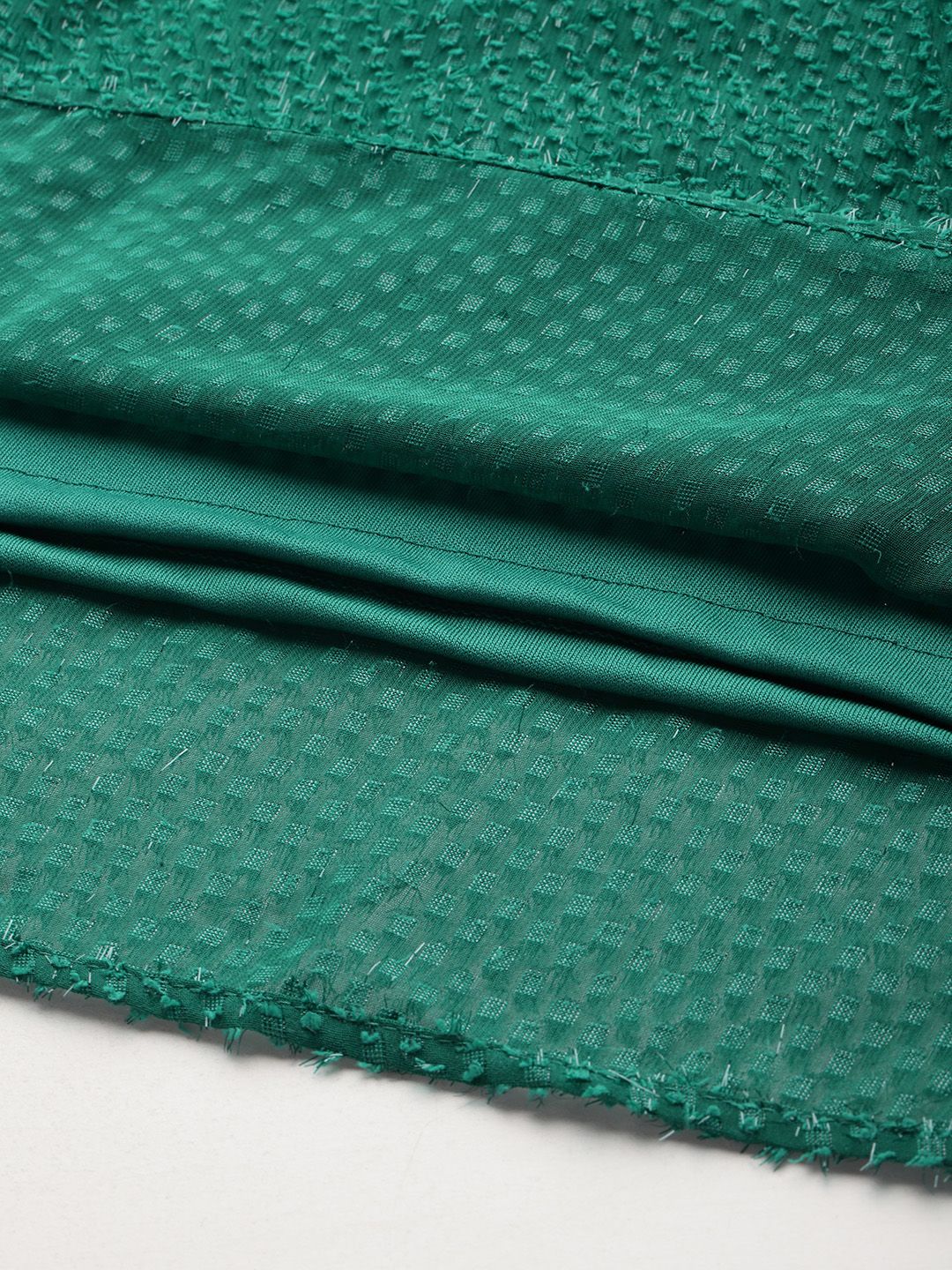 DressBerry Dobby Finish Puff Sleeve Mini Dress