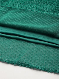 DressBerry Dobby Finish Puff Sleeve Mini Dress