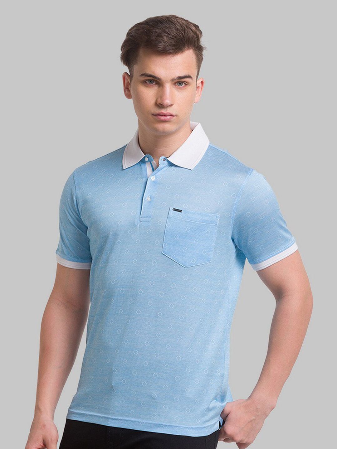 Park Avenue Men Polo Collar Organic Cotton T-shirt