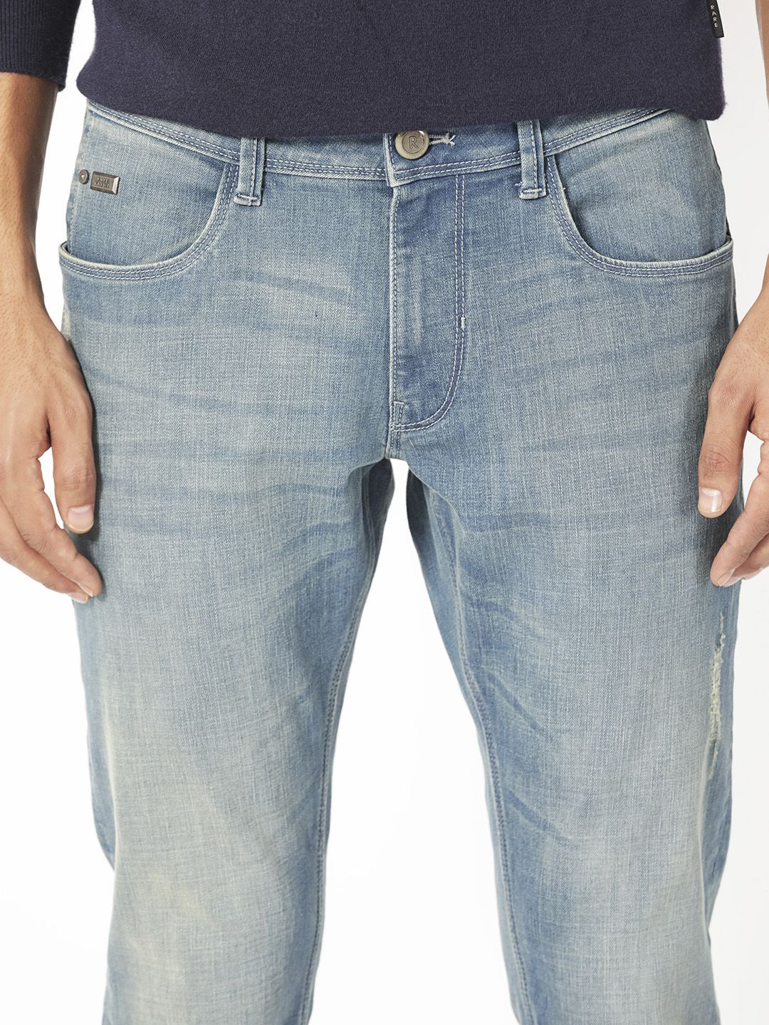 RARE RABBIT Men Grimm Slim Fit Cotton Jeans