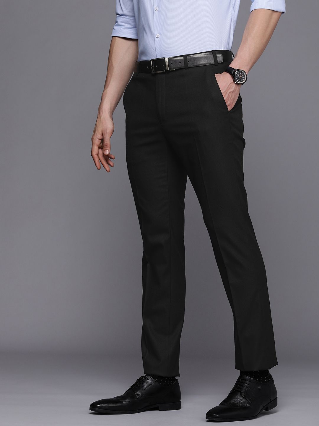 Raymond Men Slim Fit Formal Trousers