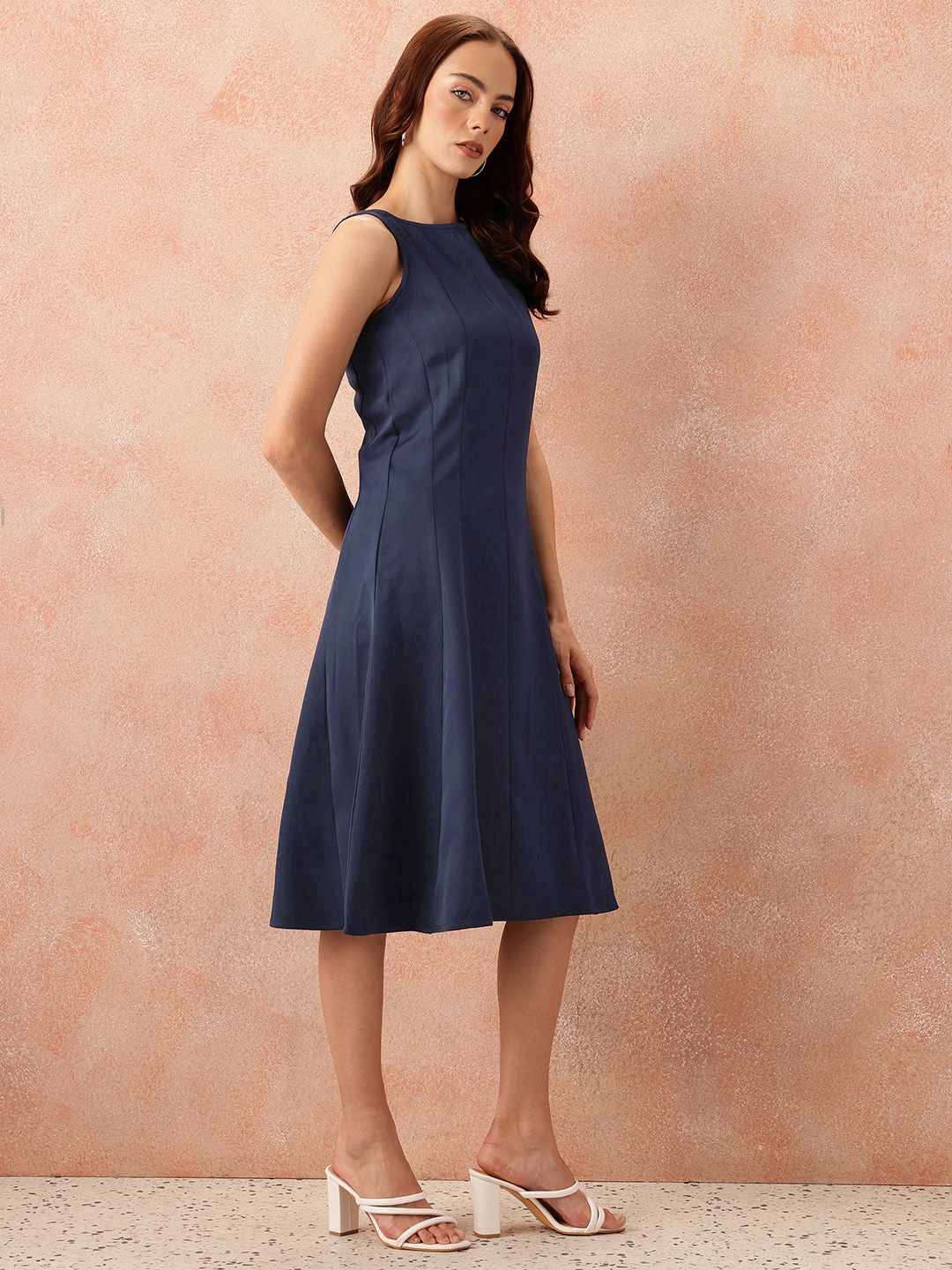 all about you Panelled A-Line Dress
