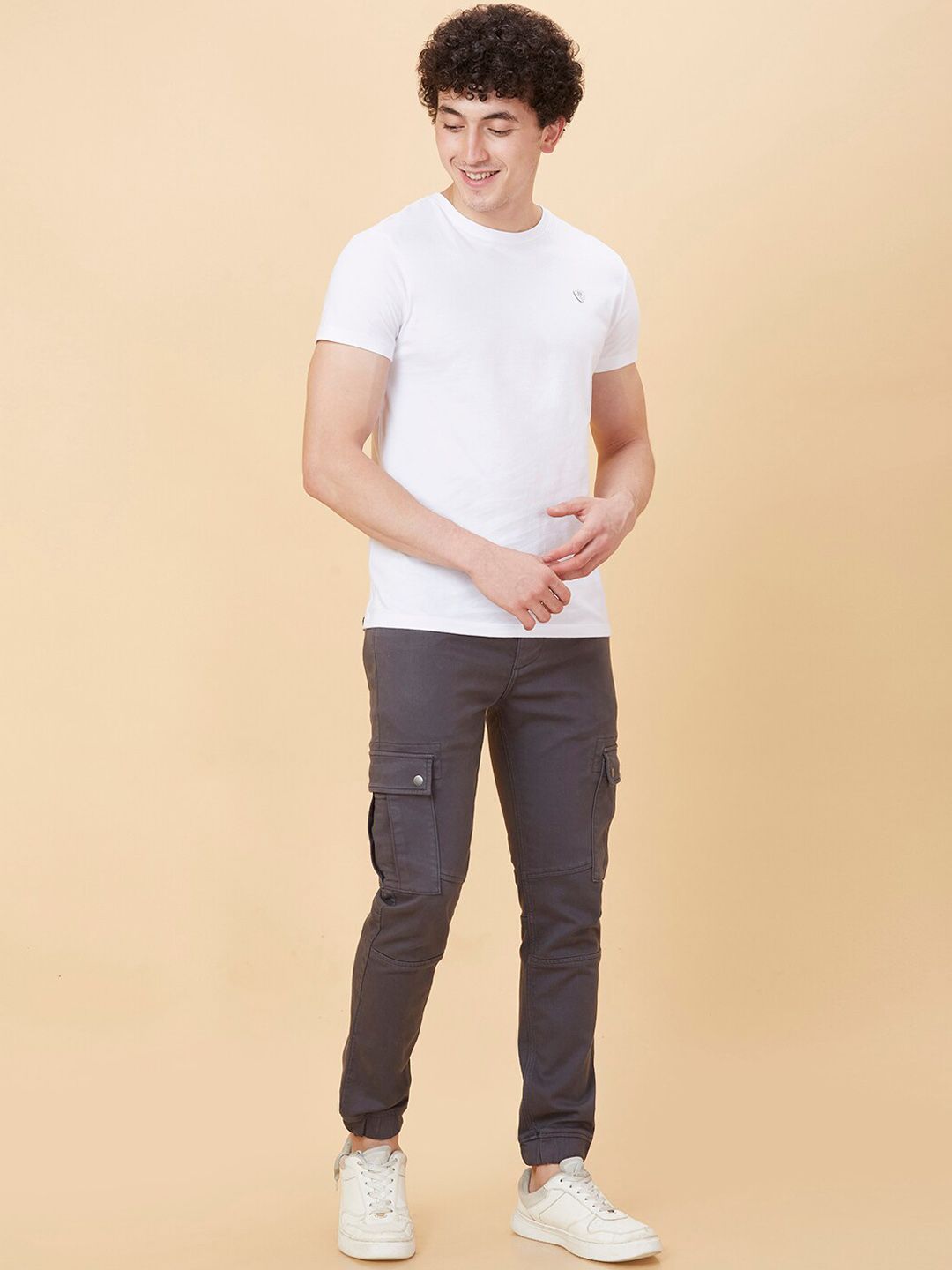 Being Human Men Mid-Rise Cargo Jogger