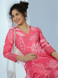 Libas Printed Tunic With Palazzos Co-Ords