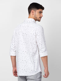 SPYKAR Men Cotton Classic Slim Fit Printed Casual Shirt