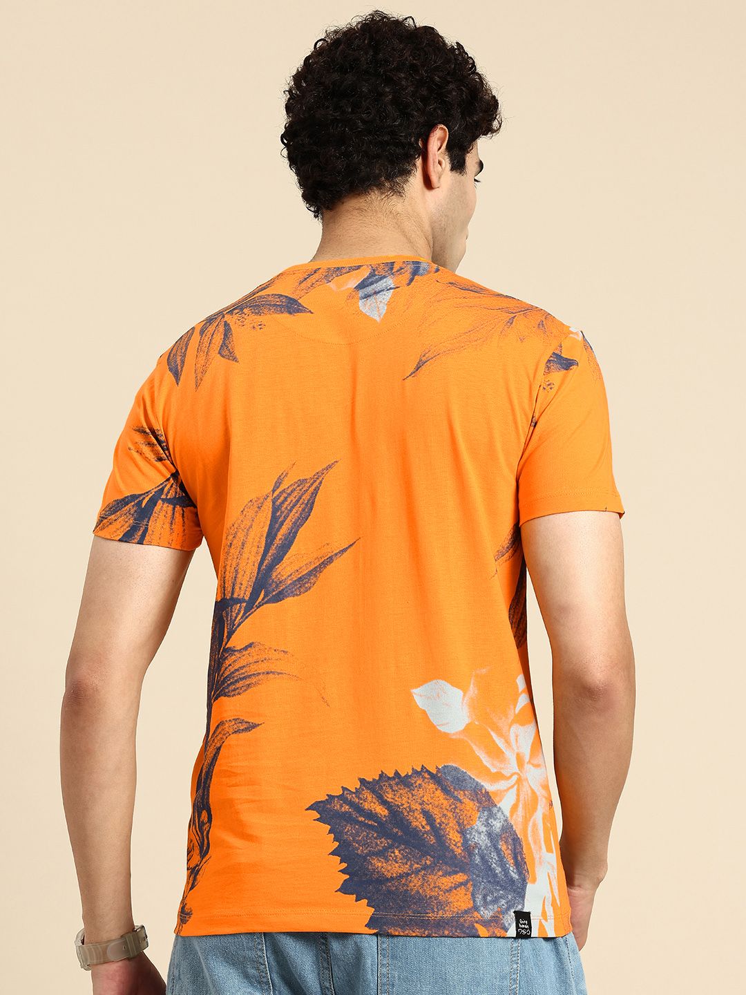 Being Human Graphic Printed Pure Cotton Slim Fit T-shirt