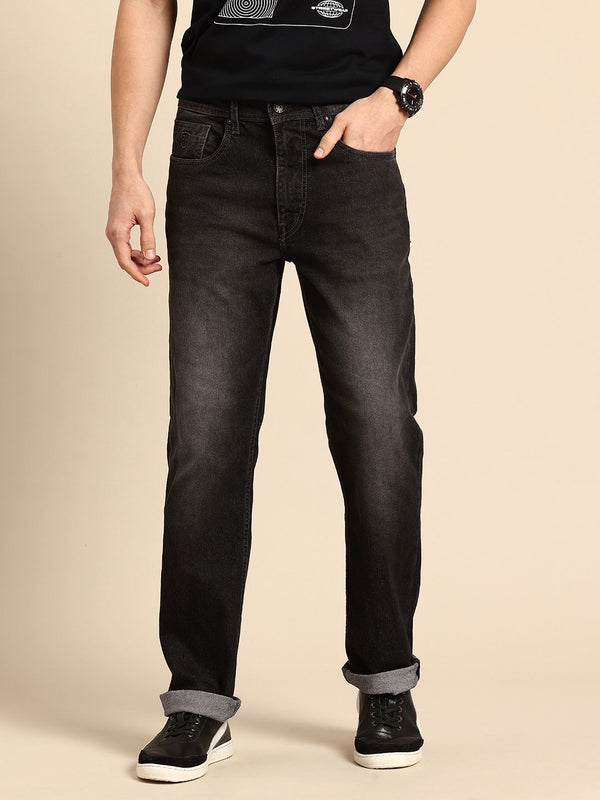 Being Human Men Bootcut Light Fade Stretchable Jeans