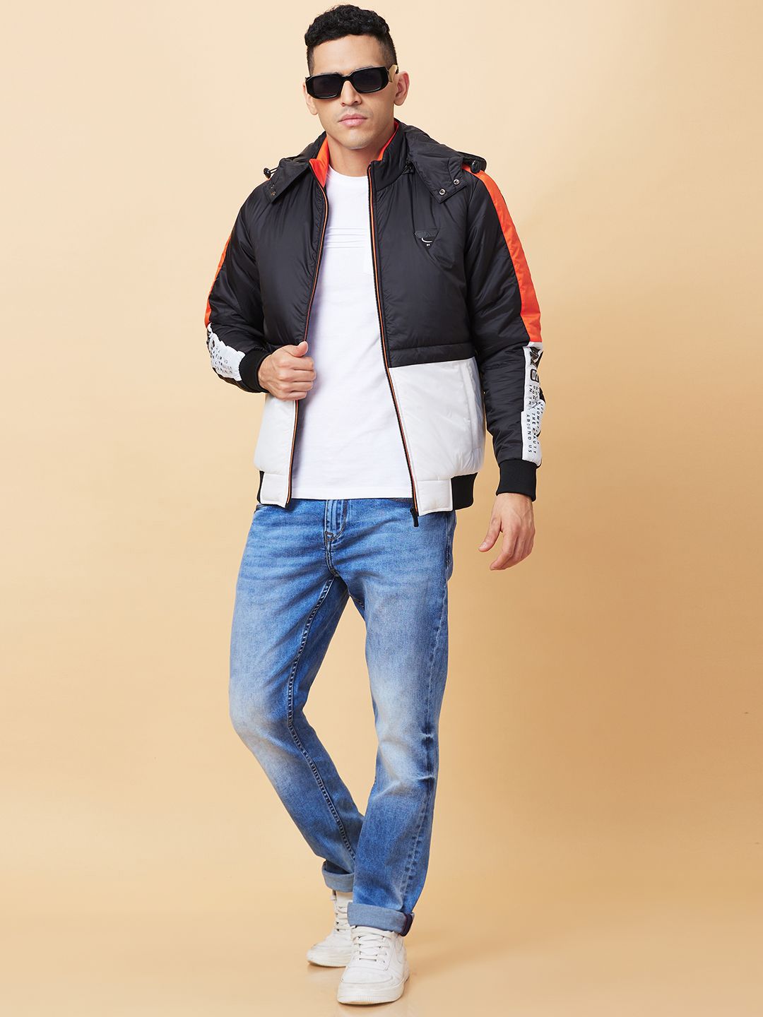 Being Human Colourblocked Padded Jacket