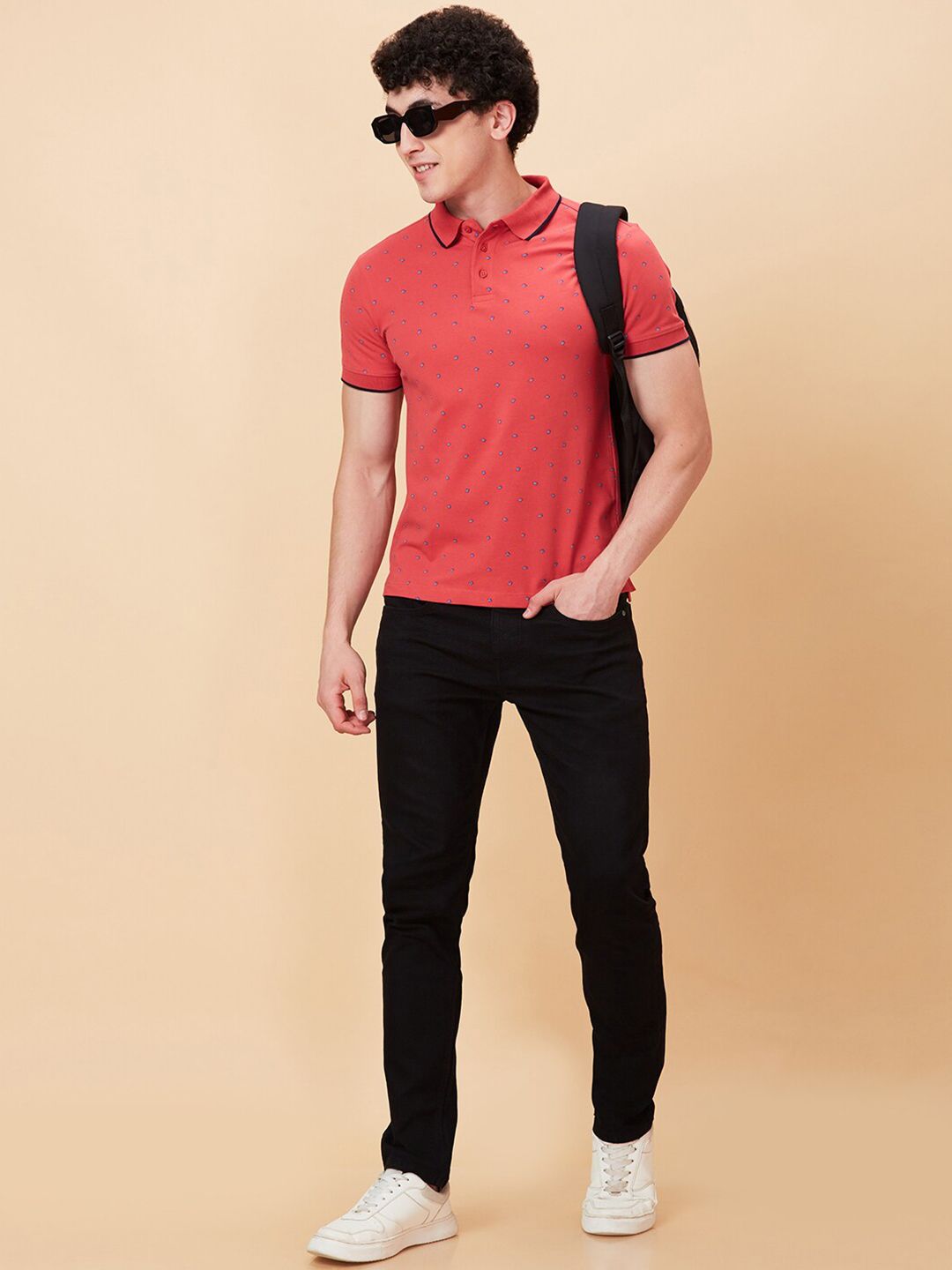 Being Human Polo Collar Short Sleeves T-shirt