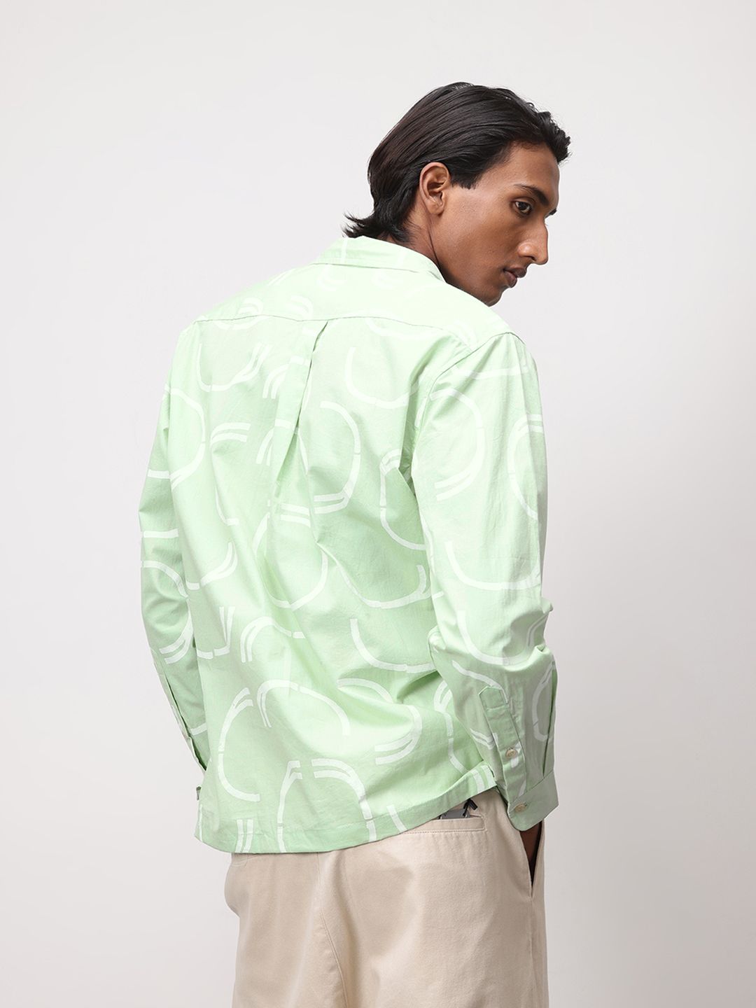 ether Abstract Printed Casual Shirt
