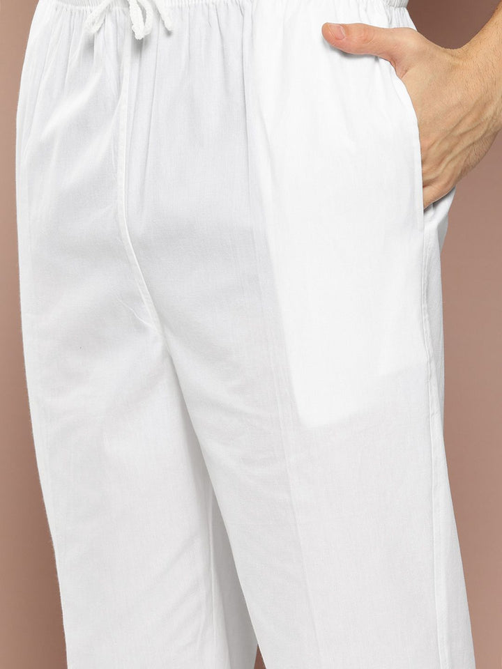 See Designs Men Embroidered Sequinned Kurta with Pyjamas