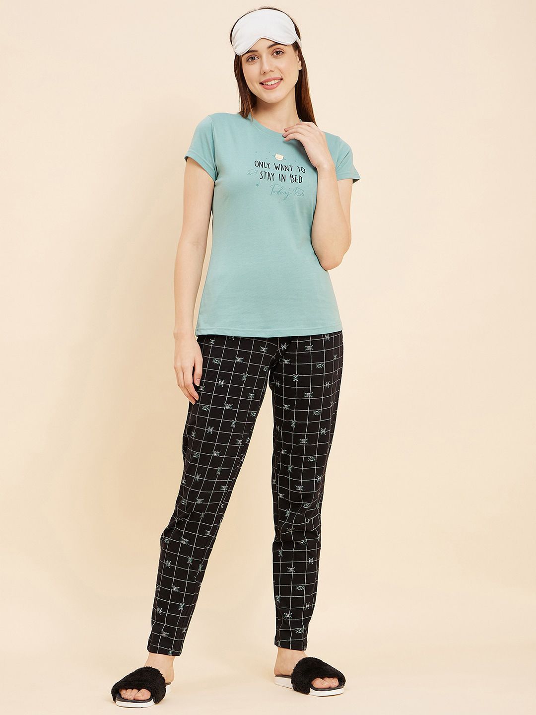 Sweet Dreams Graphic Printed Night suit
