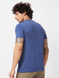 SPYKAR Typography Printed Slim Fit Cotton Casual T-Shirt