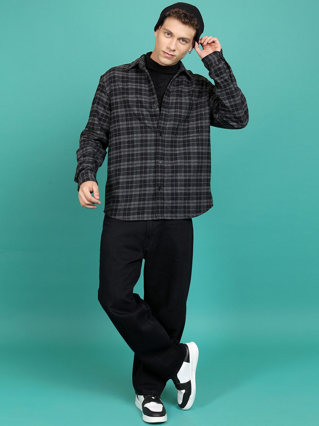 HIGHLANDER Tartan Checked Flannel Shirt