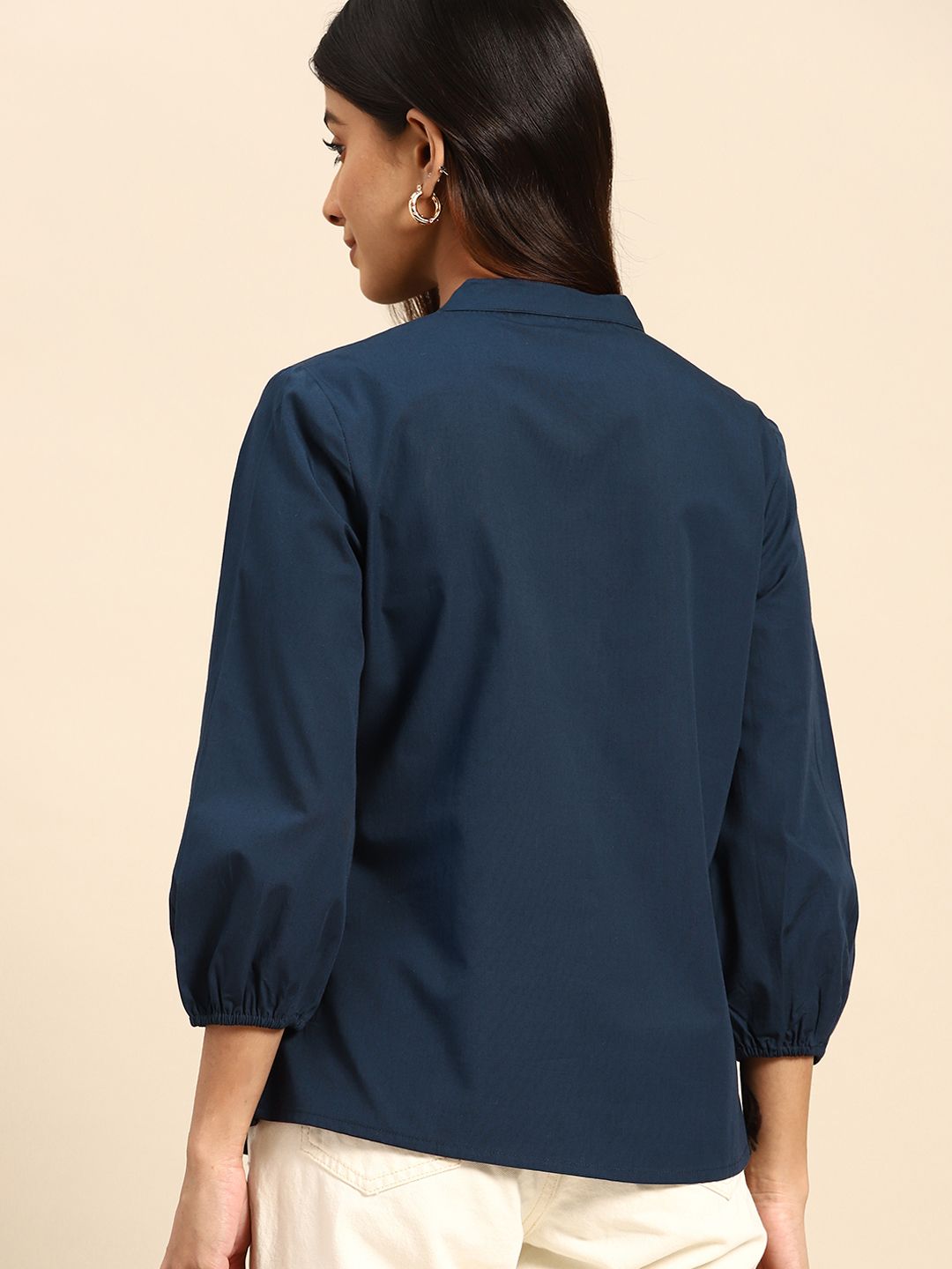 all about you Pure Cotton Opaque Casual Shirt