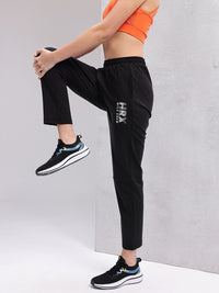 HRX by Hrithik Roshan Women Brand Logo Printed Mid-Rise Running Track Pants
