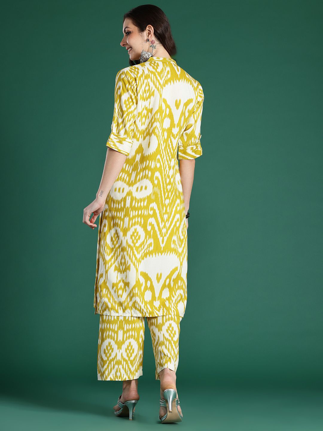 Indo Era Women Printed Kurta with Palazzos