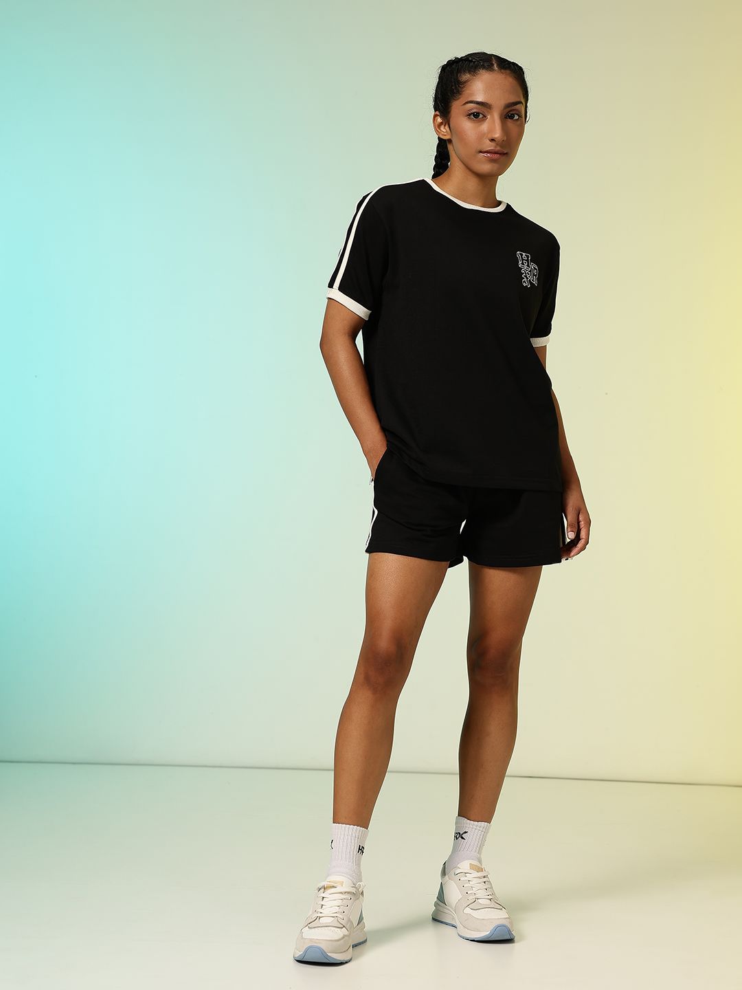 HRX by Hrithik Roshan T-Shirt with Shorts Tracksuit