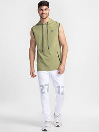 Being Human Sleeveless Hooded T-shirt