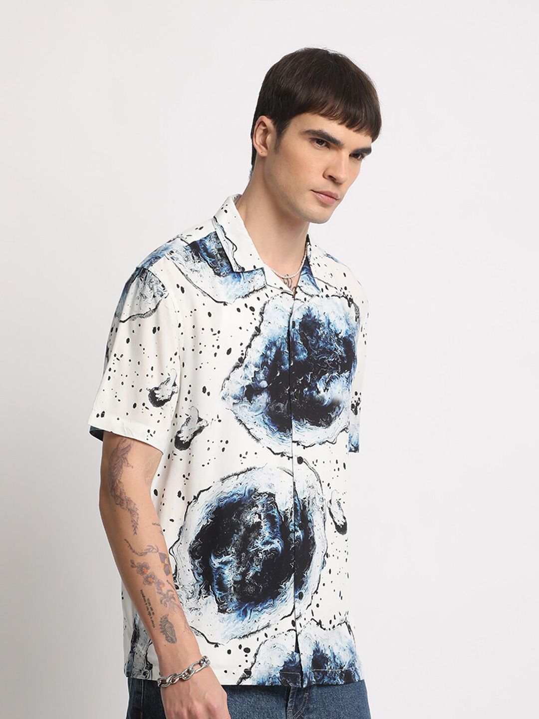 THE BEAR HOUSE Abstract Printed Casual Shirt