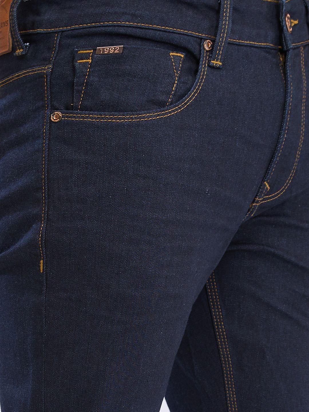 SPYKAR Men Slim Fit Low-Rise Clean Look Stretchable Jeans