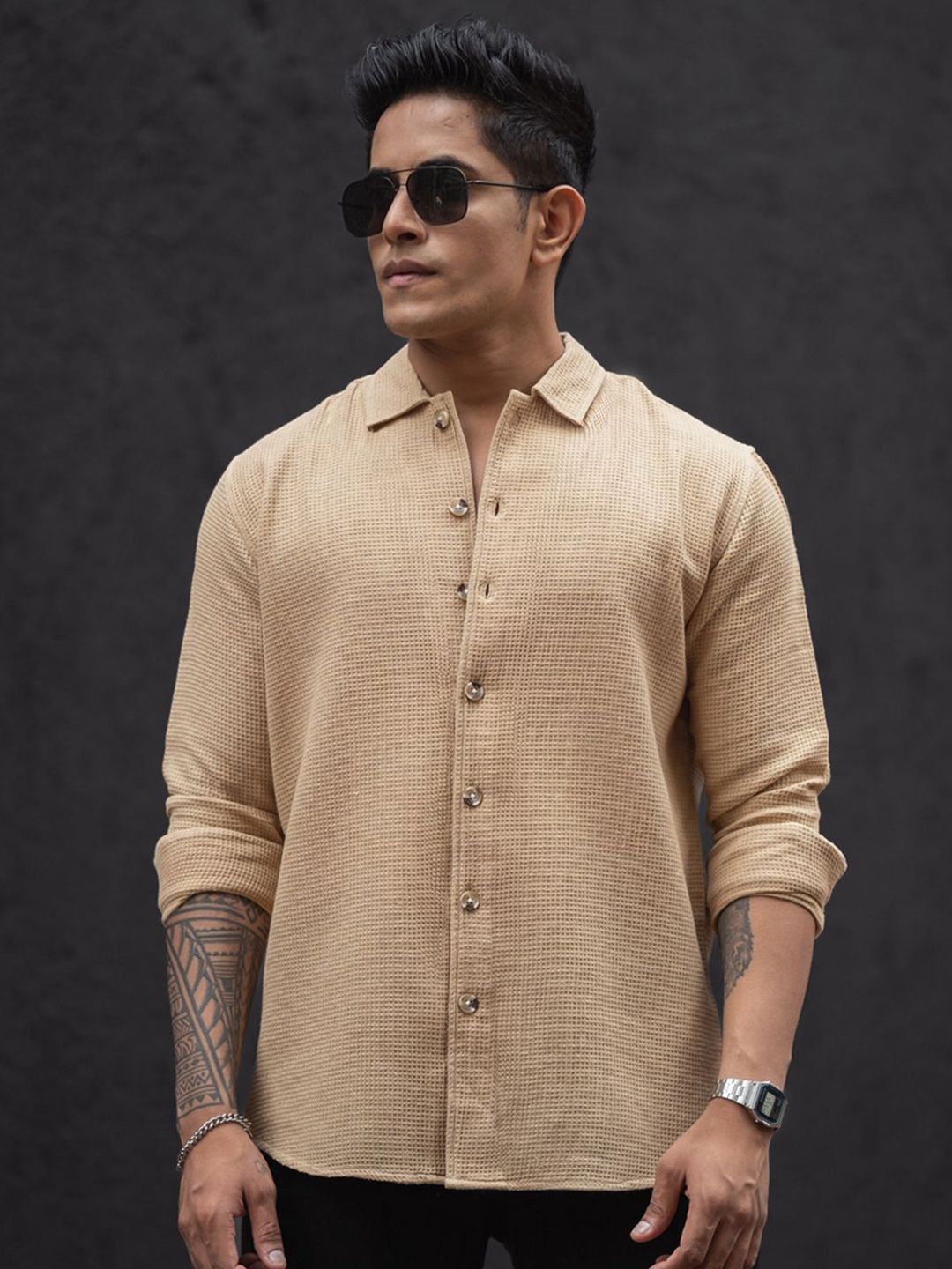 Powerlook Men Opaque Casual Shirt