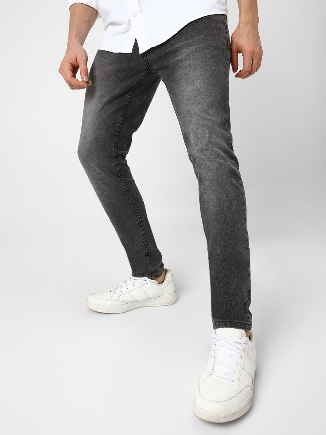 Urbano Fashion Men Slim Fit Heavy Fade Stretchable Jeans