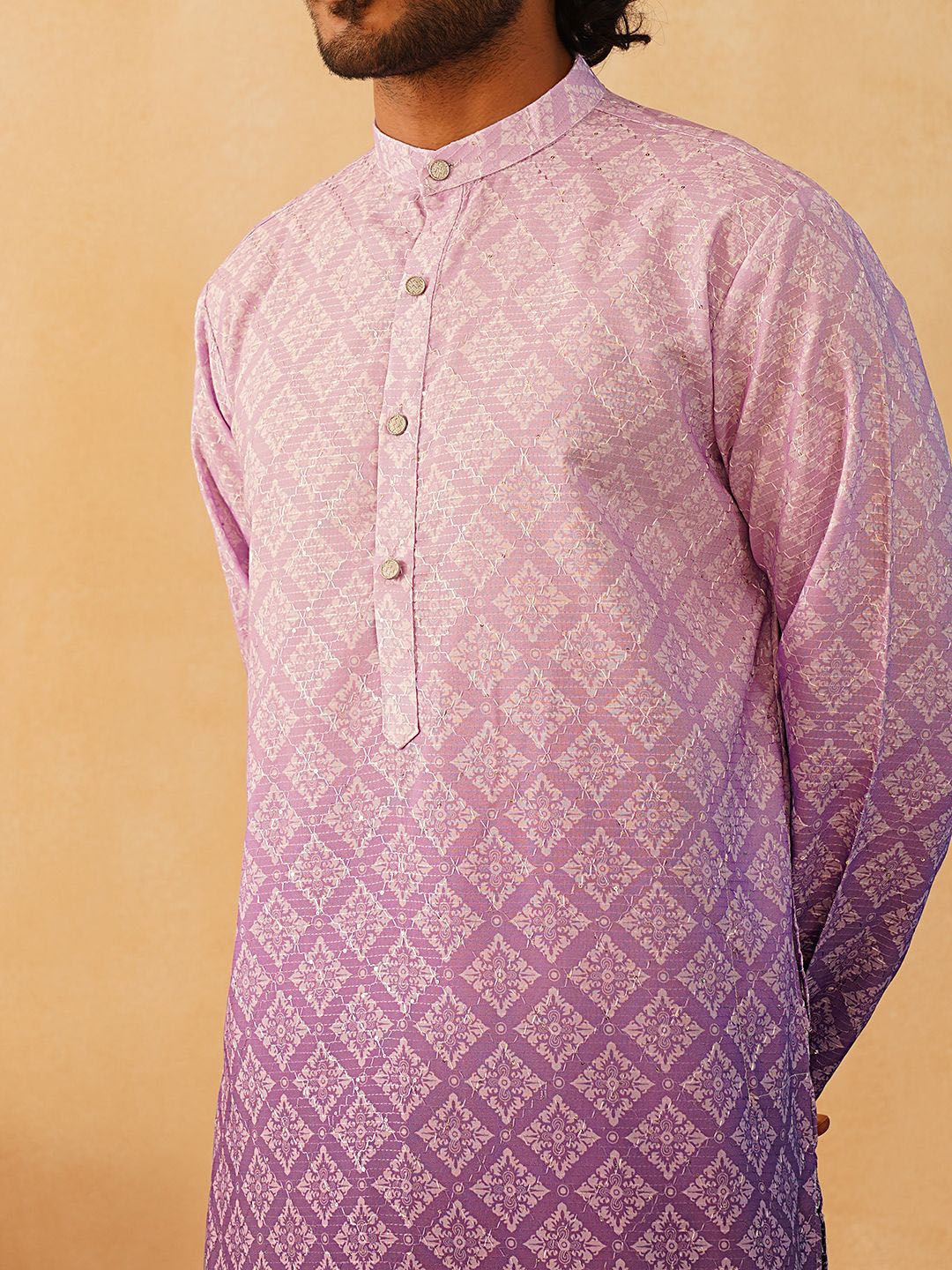 Jompers Ethnic Motifs Printed Straight Kurta with Pyjamas