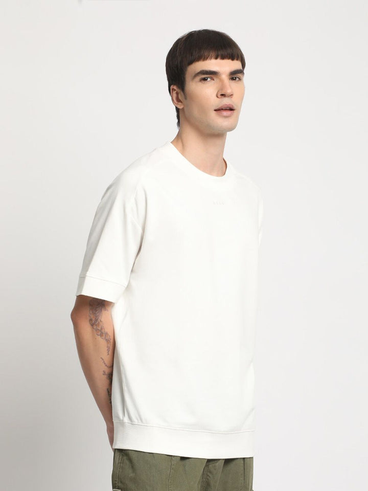 THE BEAR HOUSE Round Neck Short Sleeve Cotton T-shirt