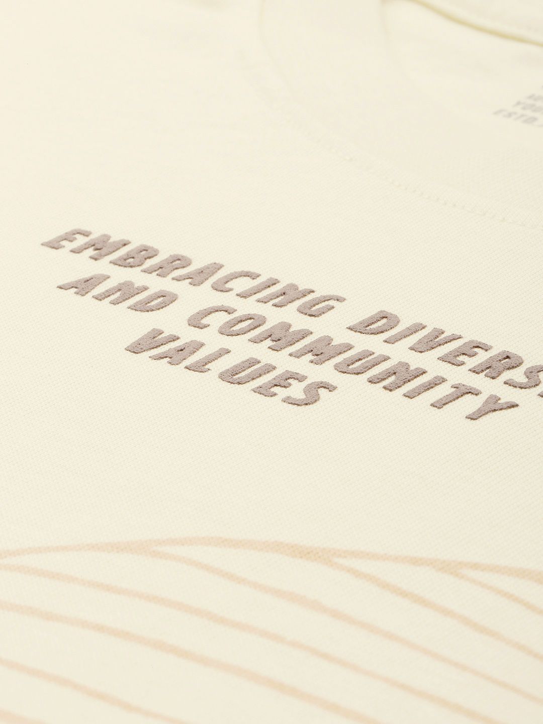 SPYKAR Graphic Printed Drop-Shoulder Sleeves Oversized T-shirt