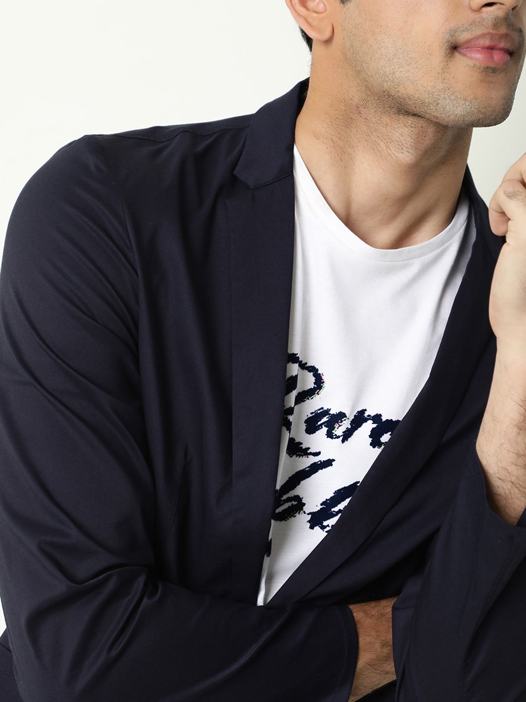 RARE RABBIT Men Glaze Tailored Fit Jacket