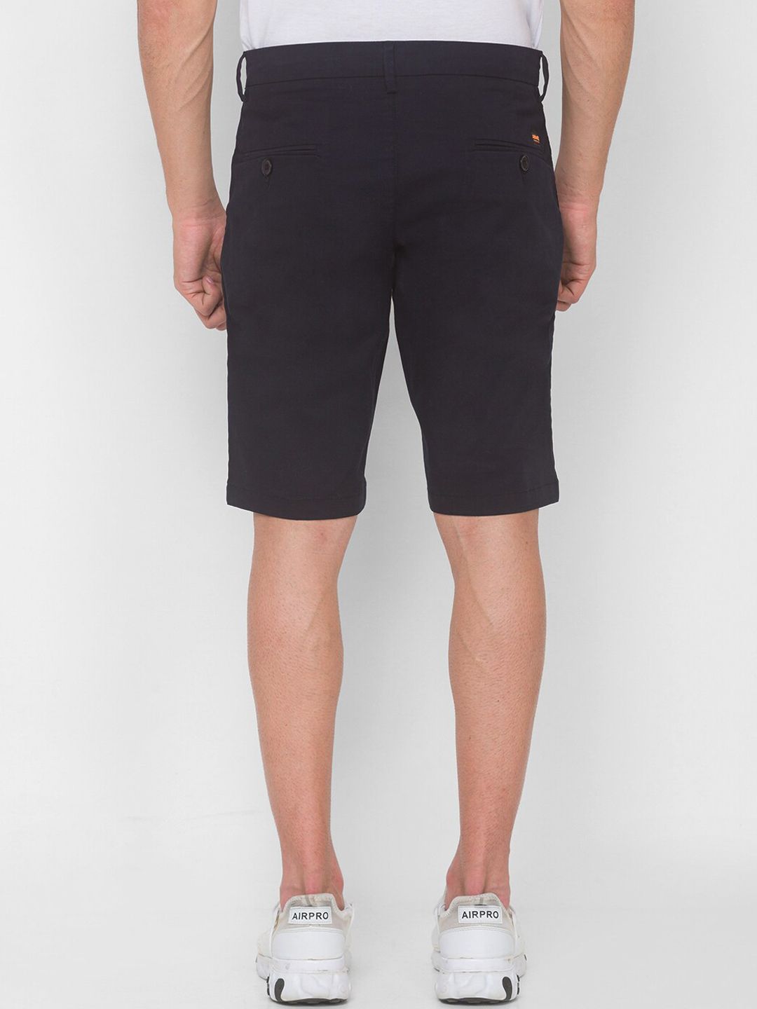 SPYKAR Men Blue Relaxed Fit Mid-Rise Pure Cotton Shorts