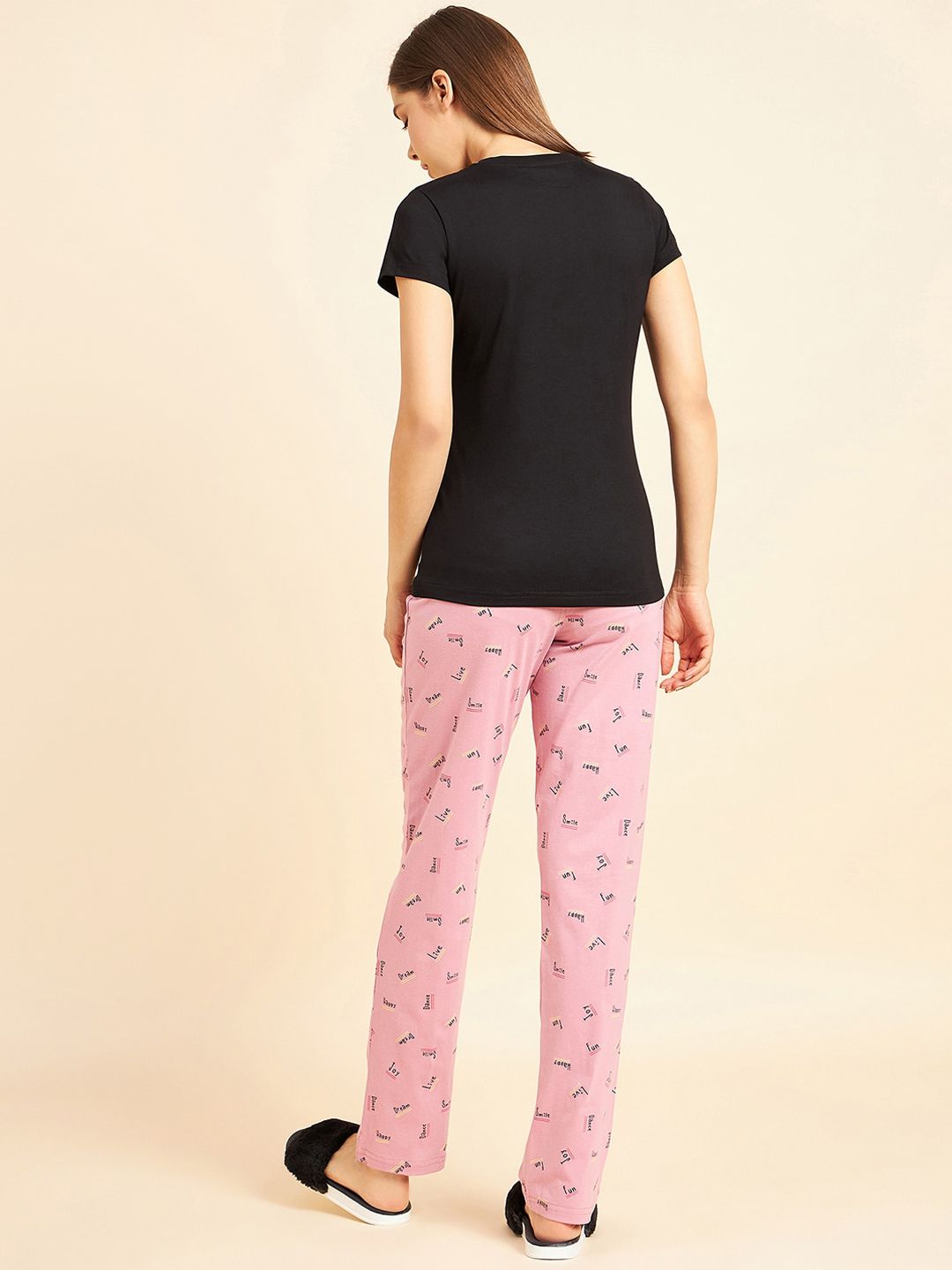 Sweet Dreams Geometric Printed Pure Cotton Night suit