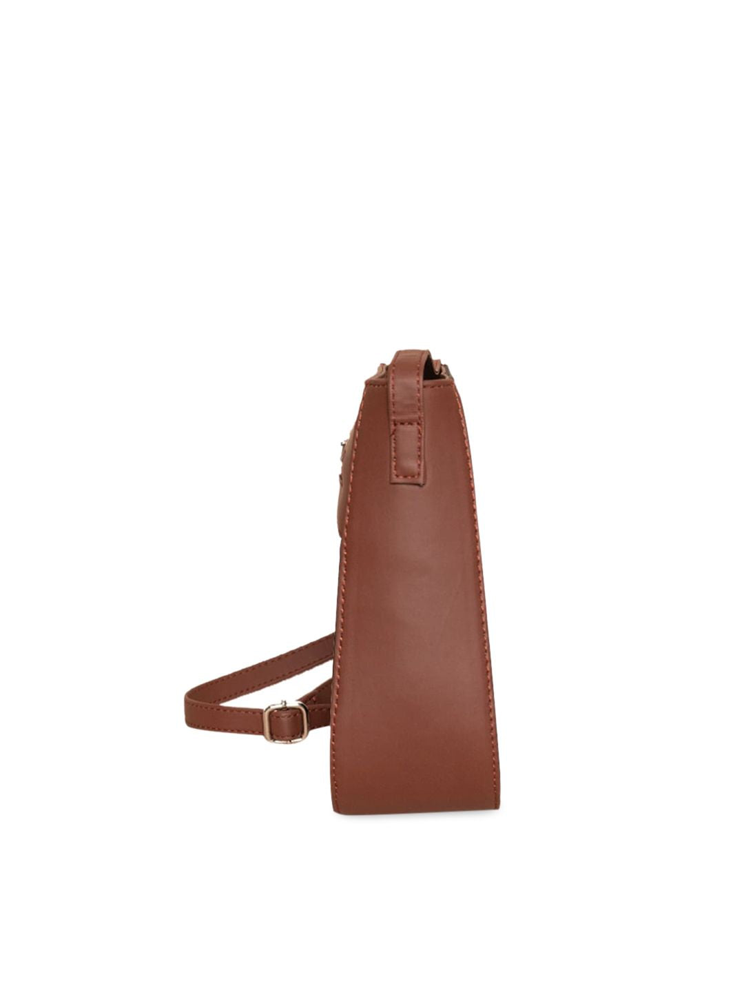 ZOUK Multicoloured Floral Printed Structured Sling Bag