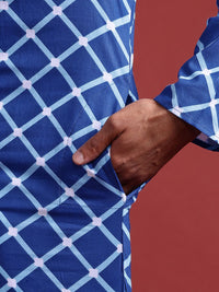 Anouk Pure Cotton Geometric Print Straight Kurta