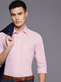 Raymond Pure Cotton Slim Fit Grid Tattersall Checks Formal Shirt