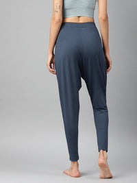 HRX by Hrithik Roshan Women Navy Solid Regular Fit Yoga Track Pants