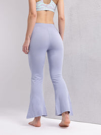 HRX by Hrithik Roshan Women Slit Hem Paneled Flared Yoga Track Pants