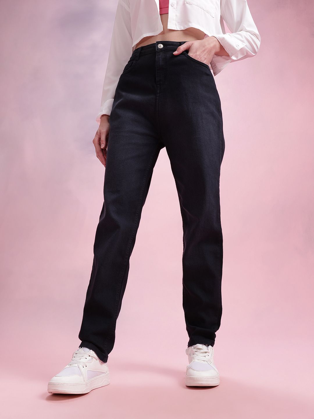 DressBerry Women Mom Fit Jeans