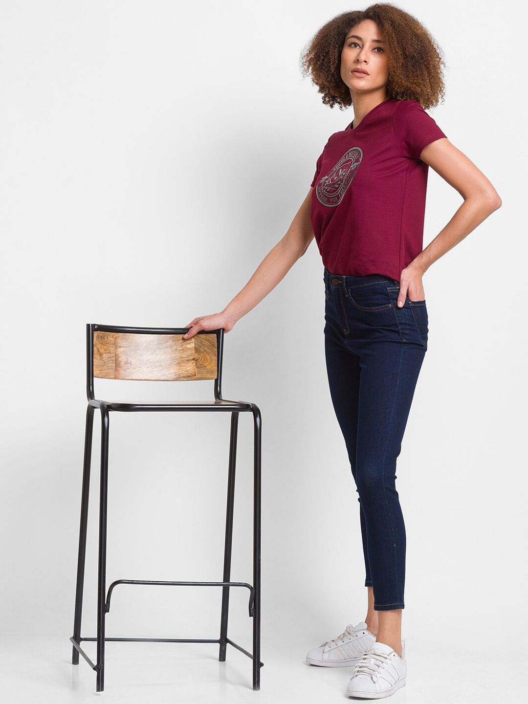 SPYKAR Women Blue Super Skinny Fit High-Rise Jeans