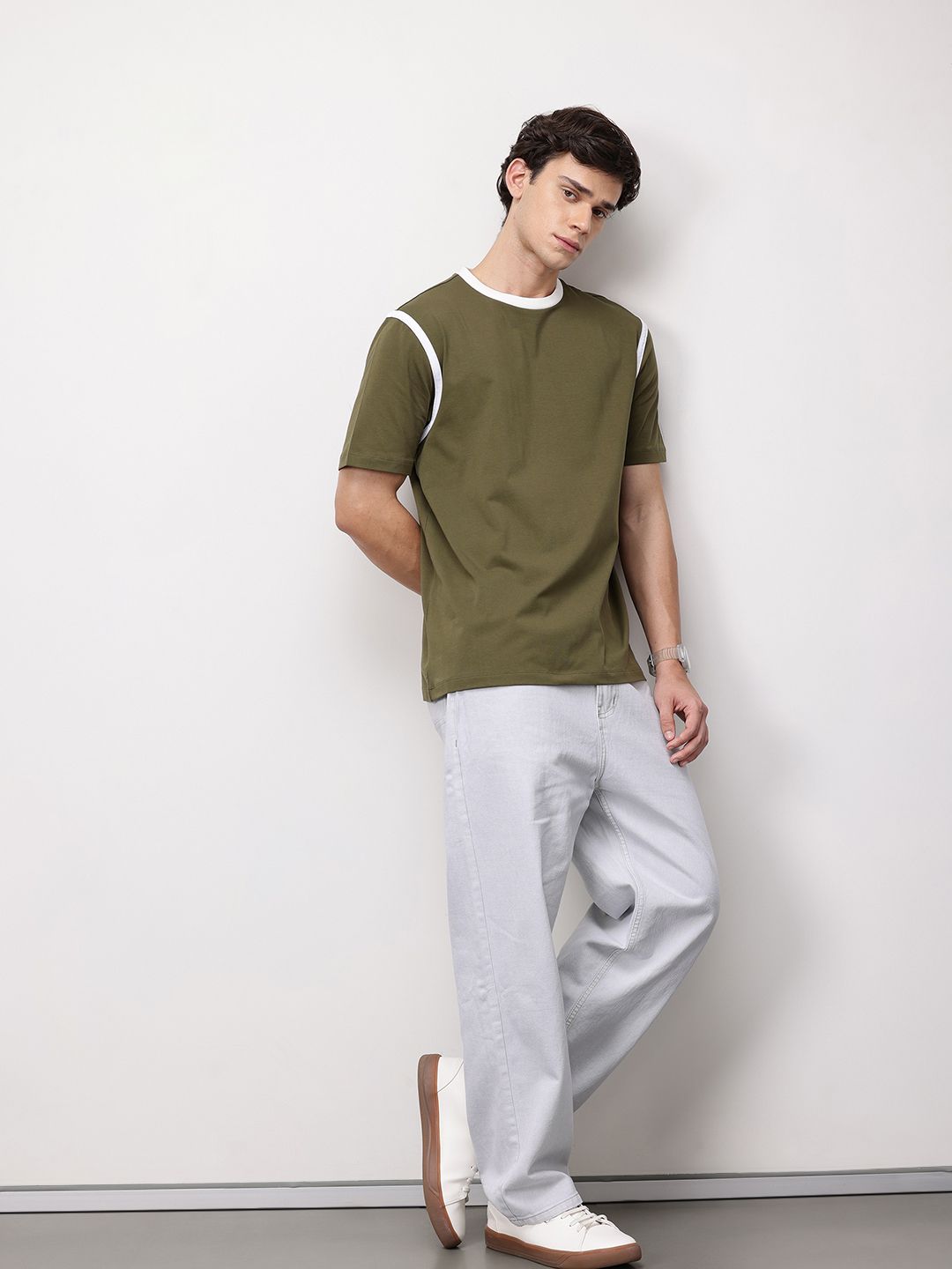 ether 365 Essentials Contrast Trim T-shirt