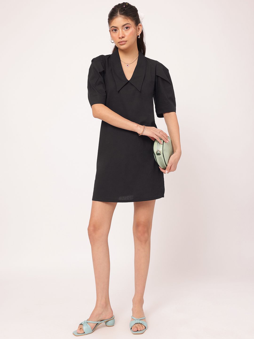 DressBerry Chic & Cheery Sheath Mini Dress