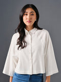 AND Flared Sleeve Shirt Style Top
