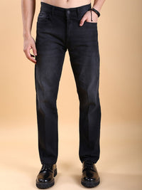 HIGHLANDER Men Straight Fit Clean Look Stretchable Jeans