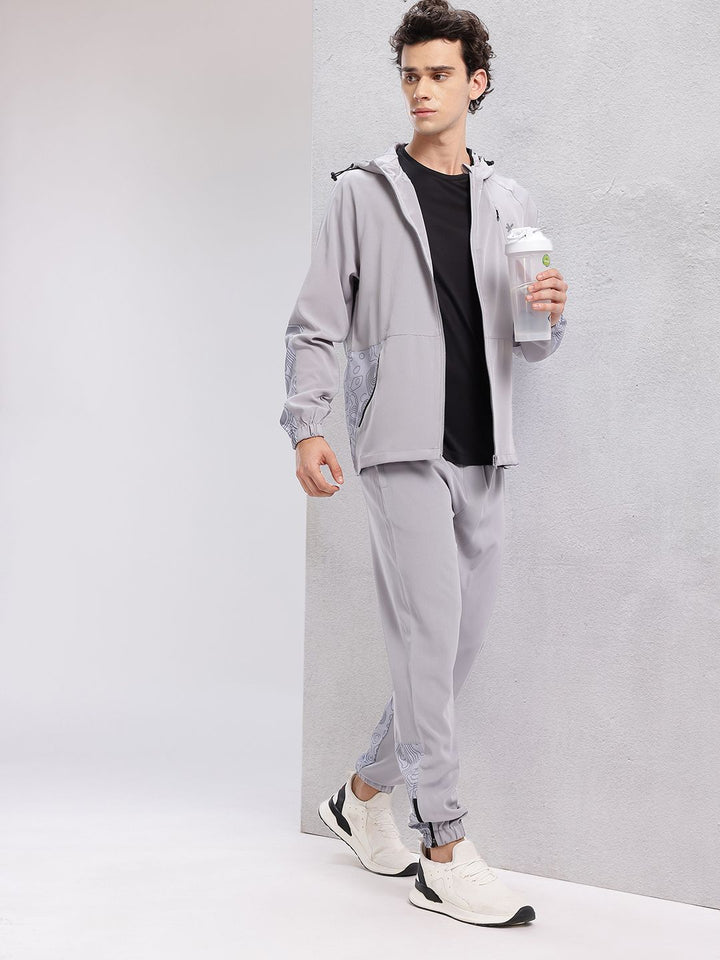 HRX by Hrithik Roshan Men Printed Rapid-Dry Running Tracksuit