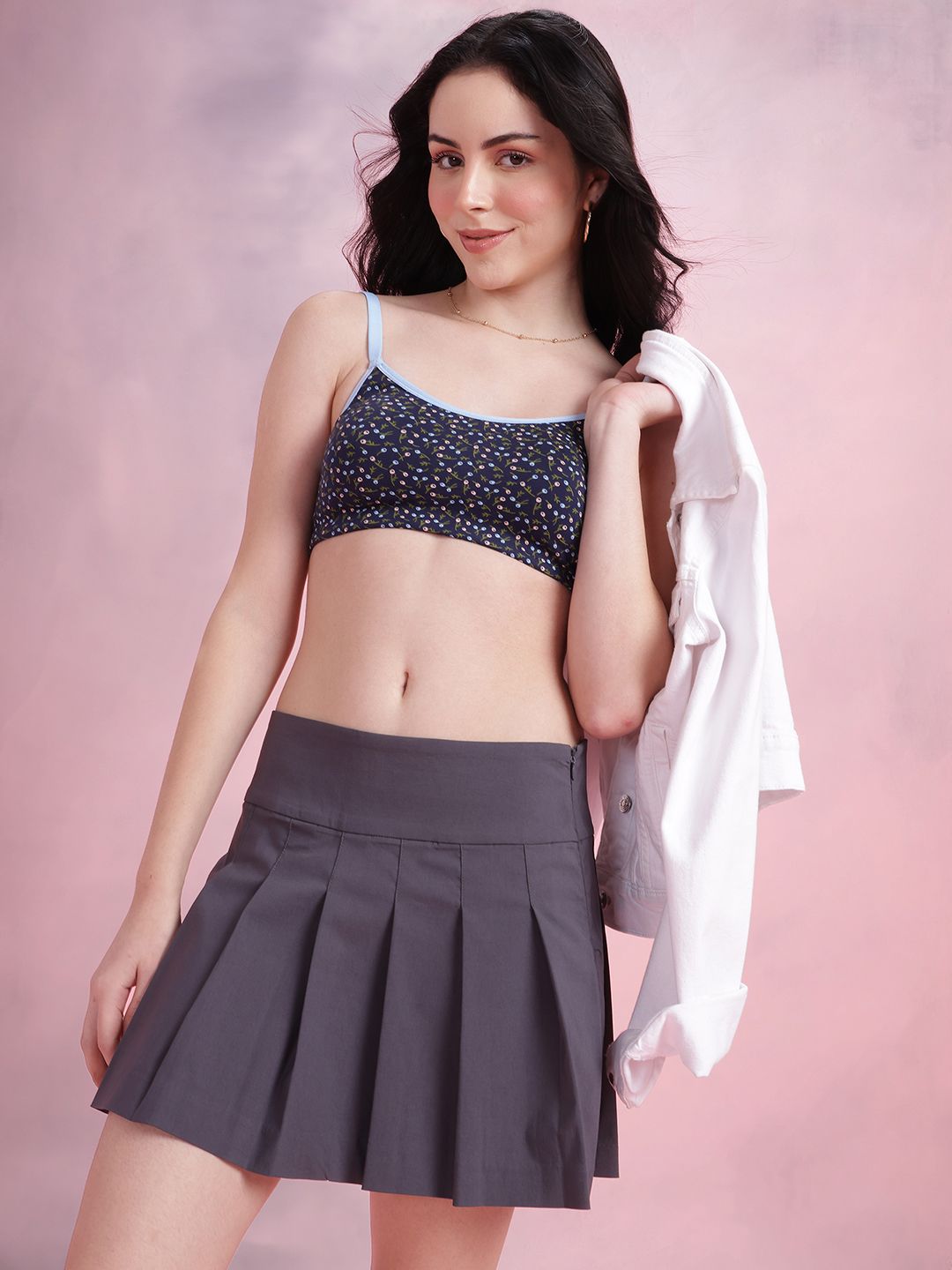 DressBerry Floral Full Coverage Lightly Padded Bra