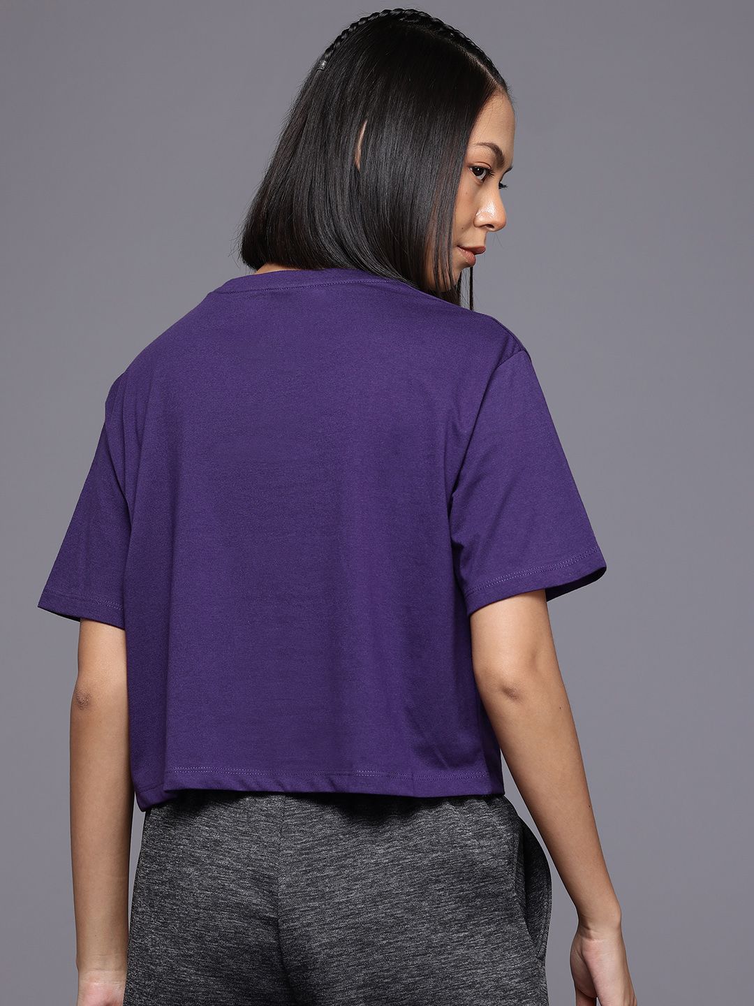 HRX by Hrithik Roshan Typography Printed Drop-Shoulder Sleeves T-Shirt