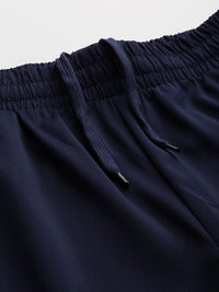 HRX by Hrithik Roshan Men Navy Blue Solid Running Track Pants