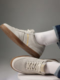 RARE RABBIT Men Striped Round Toe Sneakers
