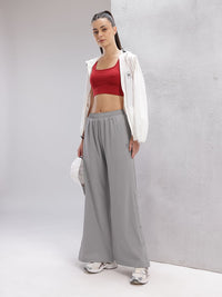 HRX by Hrithik Roshan Women Rapid-Dry Training Track Pants with Side Slits